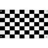 Black and white checked Finish Line Large Flag