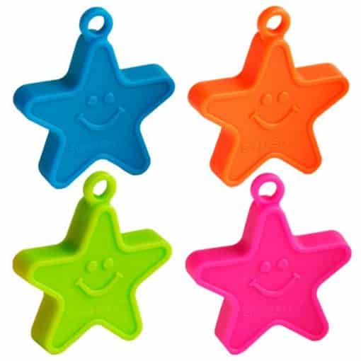 Neon Star Balloon Weights