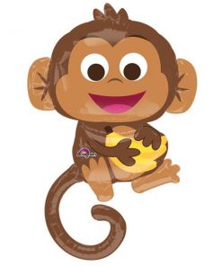 Happy Monkey Supershape Balloon