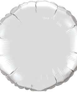 Silver Round Balloon