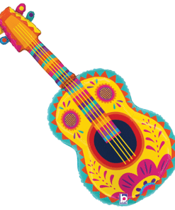 Festive Guitar Shaped Balloon