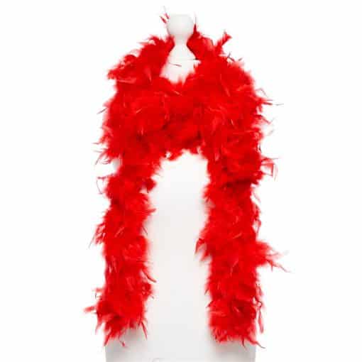 Red Feather Boa