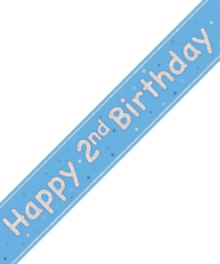 Happy 2nd Birthday Banner