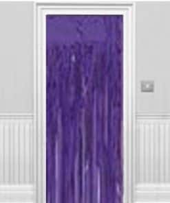 Purple Shimmer Curtain Decoration