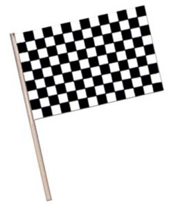 Waving Racing Flags