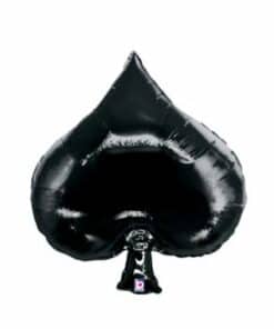 Black Spade Foil Balloon