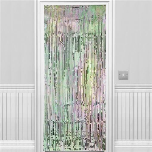 Iridescent Foil Curtain