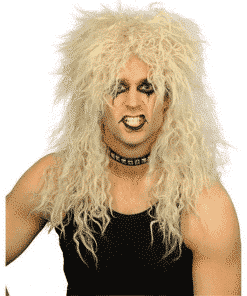 Hard Rocker Blonde Adult Wig