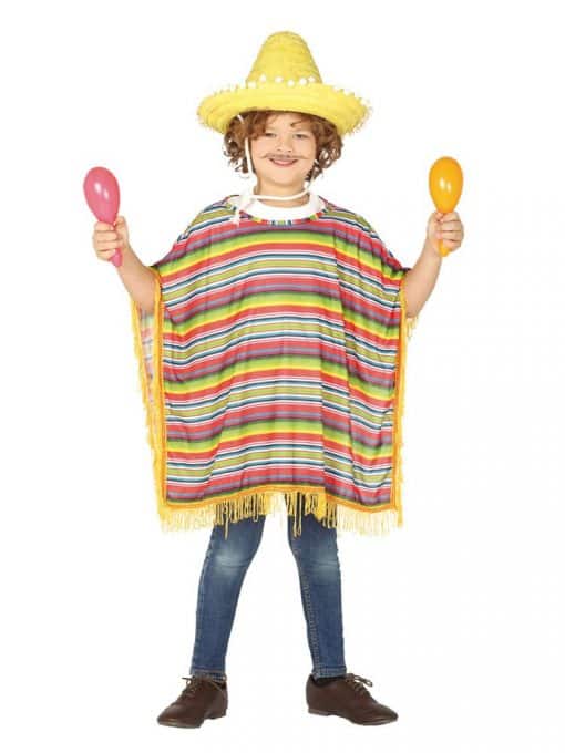 Mexican Poncho Child Costume