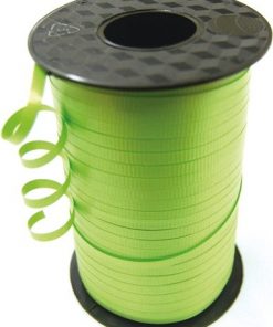 Lime Green Curling Balloon Ribbon