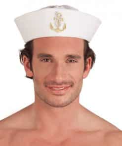 Sailor Hat with Gold Anchor