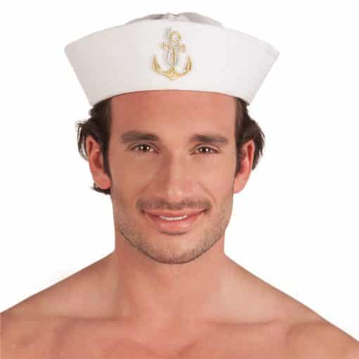 Sailor Hat with Gold Anchor