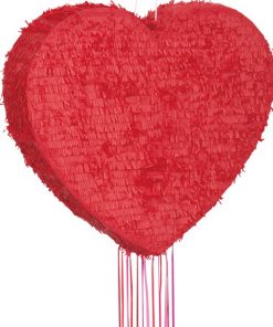 Red Heart Pull Piñata