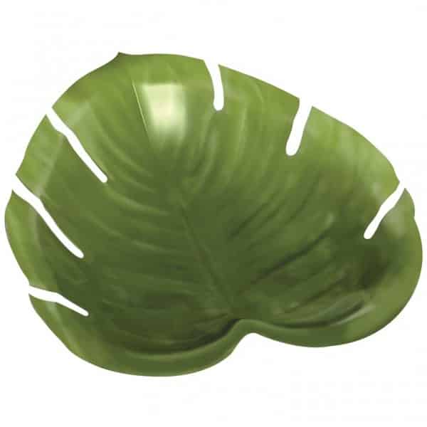 Plastic Jungle Leaf Platter