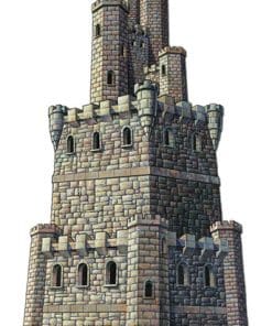 Jointed Castle Tower Cutout - 1.2m