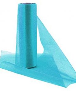 Turquoise Organza Sheer Roll