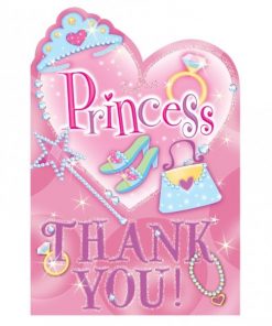 Princess Party Thank You Cards