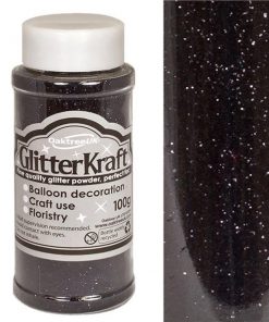 Black Balloon Glitter