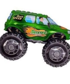 Green Monster Truck Supershape Balloon