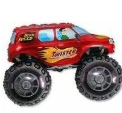 Red Monster Truck Supershape Balloon