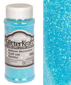 Topaz Blue Balloon Glitter