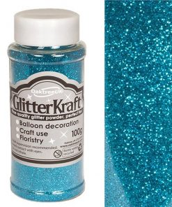 Turquoise Balloon Glitter