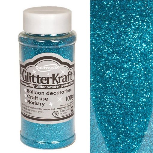 Turquoise Balloon Glitter