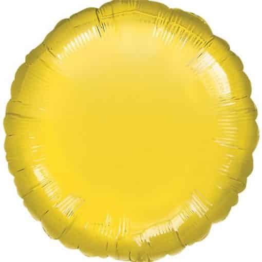 Yellow Round Balloon