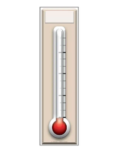 Fundraising Thermometer Cardboard cutout