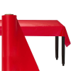 Red Banqueting Plastic Table Roll For Trestle Tables