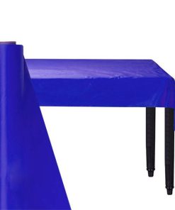 Royal Blue Banqueting Plastic Table Roll For Trestle Tables