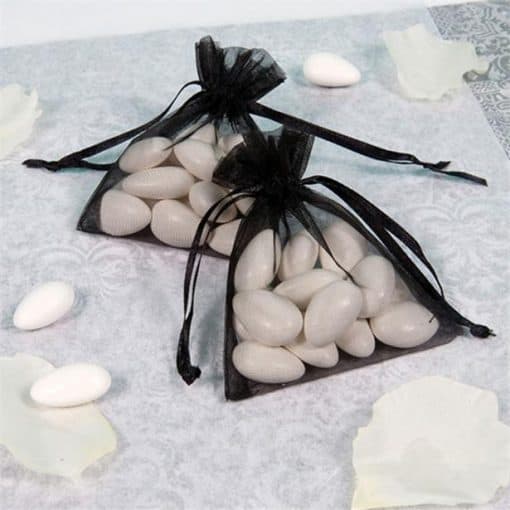 Black Organza Bags