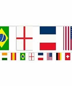 International Flag Party Multi Nations Flags Plastic Bunting