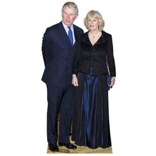 King Charles III & Queen Consort Camila Cardboard Cutout