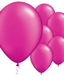 Magenta Pink Latex Balloons