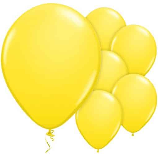 Yellow Latex Balloons