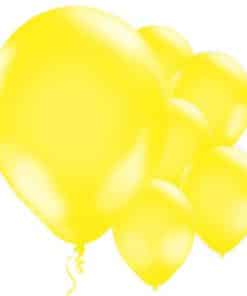 Yellow Latex Balloons -