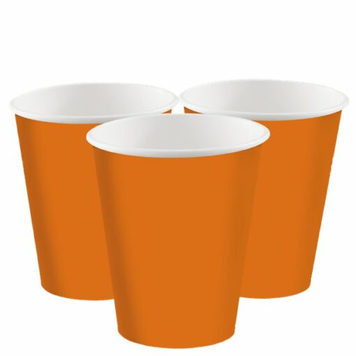 Orange Paper Cups