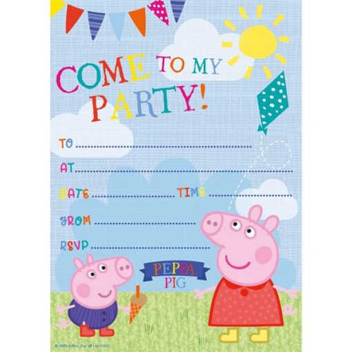 Peppa Pig Party Invites