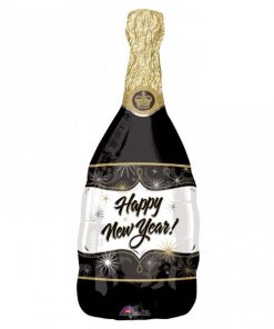 Happy New Year! Champagne Bottle Foil Balloon