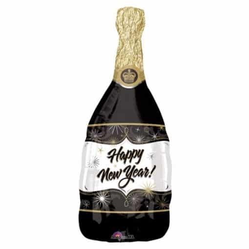 Happy New Year! Champagne Bottle Foil Balloon