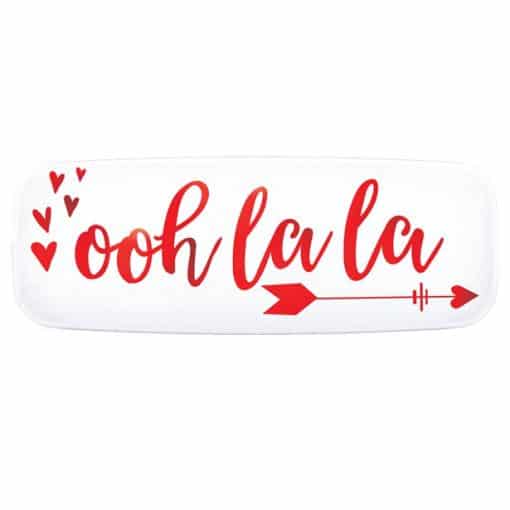 Ooh La La Plastic Long Platter