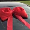 Red Satin Big Bow - 50cm