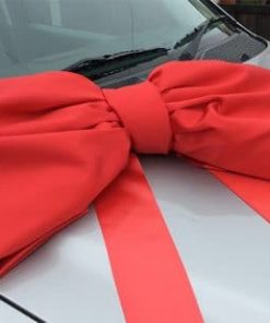 Red Satin Big Bow