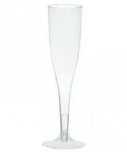 Clear Plastic Champagne Glasses