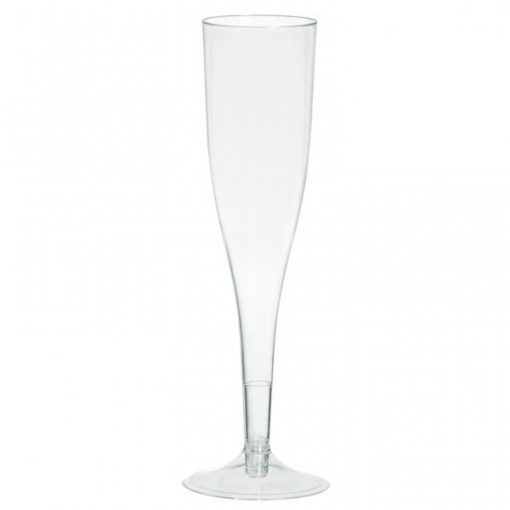 Clear Plastic Champagne Glasses