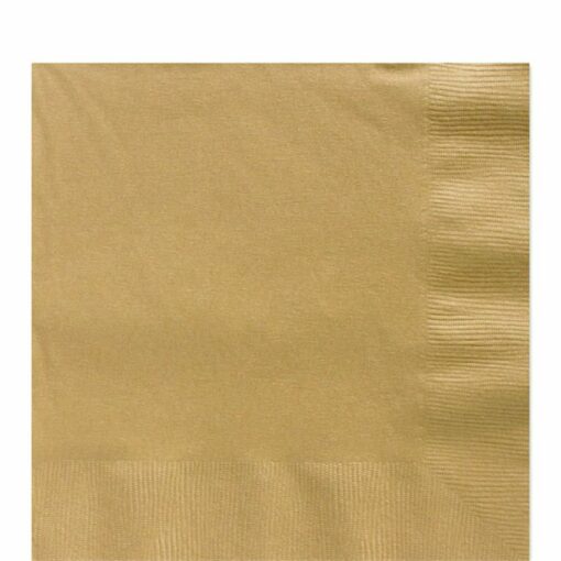 Gold 2ply Paper Napkins