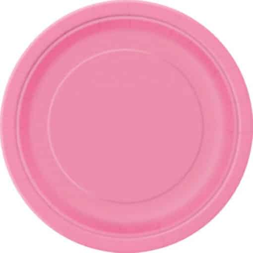 Pink Party Paper Plates