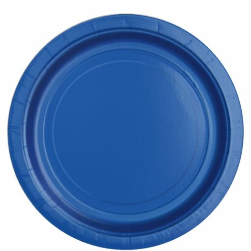 Royal Blue Paper Plates