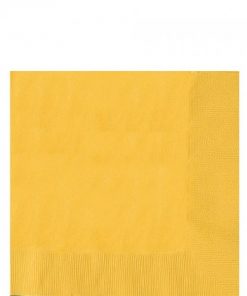 Yellow Party Paper Luncheon Napkins